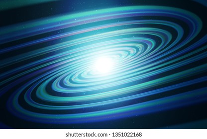 Light BLUE vector layout with cosmic stars. Space stars on blurred abstract background with gradient. Pattern for astrology websites.