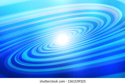 Light BLUE vector layout with cosmic stars. Shining illustration with sky stars on abstract template. Smart design for your business advert.