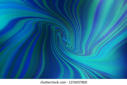 Light BLUE vector layout with cosmic stars. Shining illustration with sky stars on abstract template. Pattern for futuristic ad, booklets.