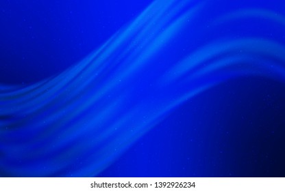 Light BLUE vector layout with cosmic stars. Modern abstract illustration with Big Dipper stars. Template for cosmic backgrounds.
