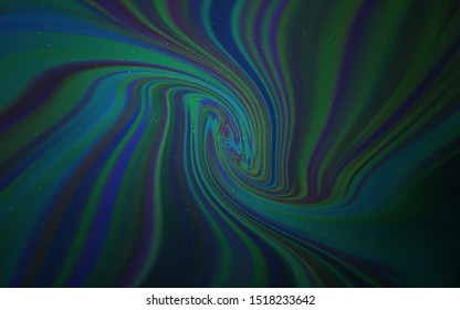 Light BLUE vector layout with cosmic stars. Glitter abstract illustration with colorful cosmic stars. Best design for your ad, poster, banner.