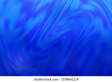 Light BLUE vector layout with cosmic stars. Modern abstract illustration with Big Dipper stars. Pattern for astrology websites.
