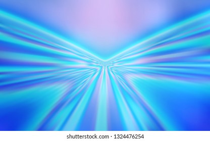 Light BLUE vector layout with curved lines. A circumflex abstract illustration with gradient. Pattern for your business design.