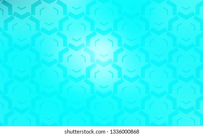Light BLUE vector layout with curved lines. A circumflex abstract illustration with gradient. A completely new design for your business.