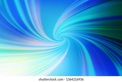 Light BLUE vector layout with curved lines. Brand new colorful illustration in simple style. Abstract style for your business design.