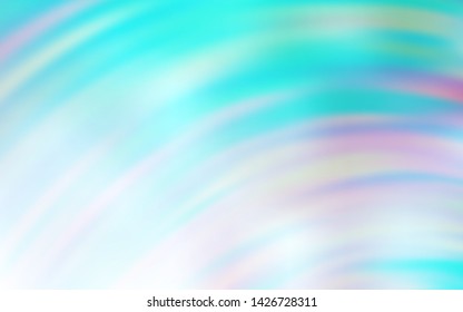 Light BLUE vector layout with curved lines. An elegant bright illustration with gradient. The best colorful design for your business.