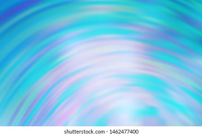 Light BLUE vector layout with curved lines. An elegant bright illustration with gradient. A completely new template for your design.