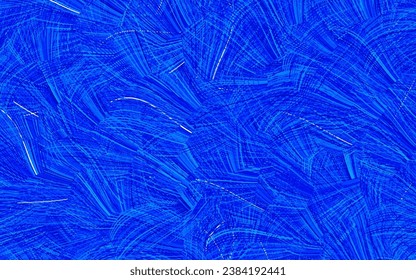 Leichte BLAU-Vektorgrafik mit geschwungenen Linien. Eine abstrakte Zirkumflex-Illustration mit Farbverlauf-Effekt. Einfache Vorlage für Ihr Design.