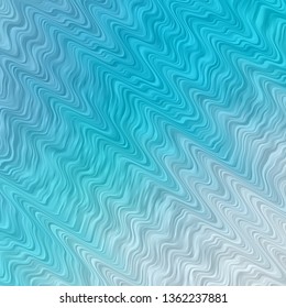 Light BLUE vector layout with curves. Bright sample with colorful bent lines, shapes. Pattern for ads, commercials.