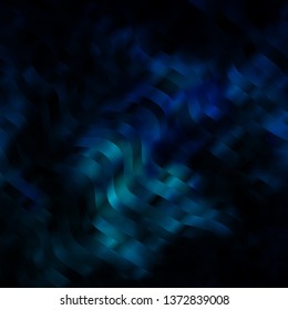 Light BLUE vector layout with curves. Colorful abstract illustration with gradient curves. Design for your business promotion.