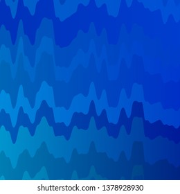 Light BLUE vector layout with curves. Colorful illustration, which consists of curves. Pattern for websites, landing pages.