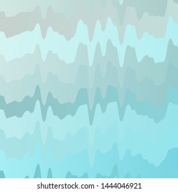 Light BLUE vector layout with curves. Colorful illustration, which consists of curves. Best design for your ad, poster, banner.