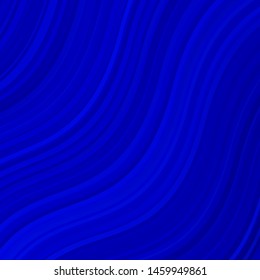 Light BLUE vector layout with curves. Gradient illustration in simple style with bows. Pattern for commercials, ads.