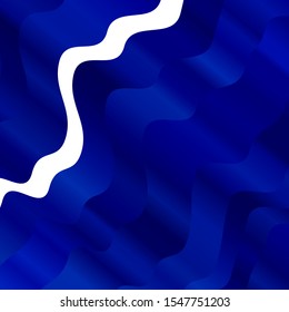 Light BLUE vector layout with curves. Bright illustration with gradient circular arcs. Pattern for busines booklets, leaflets