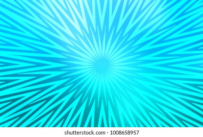 Light BLUE vector layout with flat lines. Shining colored illustration with sharp stripes. Template for your beautiful backgrounds.