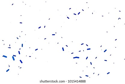 Light BLUE vector layout with flat lines. Capsules on blurred abstract background with gradient. The pattern can be used for websites.