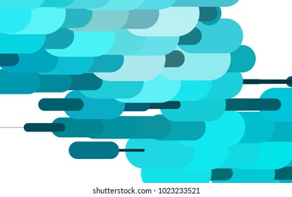 Light BLUE vector layout with flat lines. Glitter abstract illustration with colored sticks. The template can be used as a background.