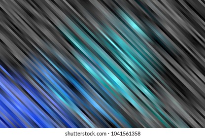 Light BLUE vector layout with flat lines. Glitter abstract illustration with colored sticks. The template can be used as a background.