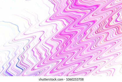 Light BLUE vector layout with flat lines. Decorative shining illustration with lines on abstract template. Best design for your ad, poster, banner.