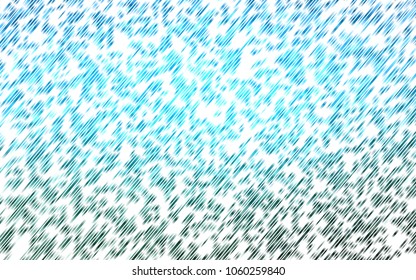 Light BLUE vector layout with flat lines. Shining colored illustration with narrow lines. The pattern can be used as ads, poster, banner for commercial.