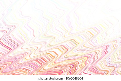 Light BLUE vector layout with flat lines. Lines on blurred abstract background with gradient. Best design for your ad, poster, banner.