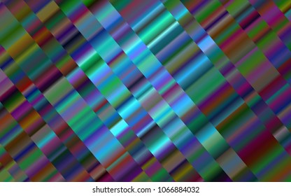 Light BLUE vector layout with flat lines. Decorative shining illustration with lines on abstract template. The pattern can be used for busines ad, booklets, leaflets