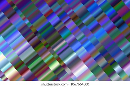 Light BLUE vector layout with flat lines. Modern geometrical abstract illustration with staves. Smart design for your business advert.