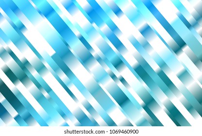 Light BLUE vector layout with flat lines. Modern geometrical abstract illustration with staves. The pattern can be used as ads, poster, banner for commercial.