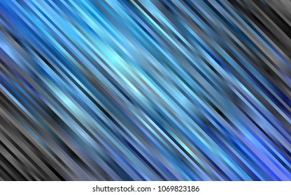 Light BLUE vector layout with flat lines. Modern geometrical abstract illustration with staves. Best design for your ad, poster, banner.