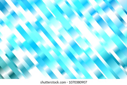 Light BLUE vector layout with flat lines. Lines on blurred abstract background with gradient. The pattern can be used for websites.