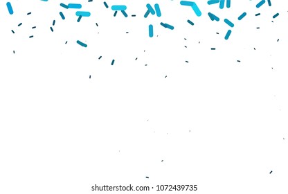 Light BLUE vector layout with flat lines. Blurred decorative design in simple style with lines. The template can be used as a background.
