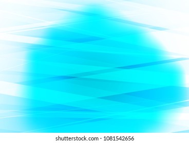 Light BLUE vector layout with flat lines. Lines on blurred abstract background with gradient. The pattern can be used for websites.