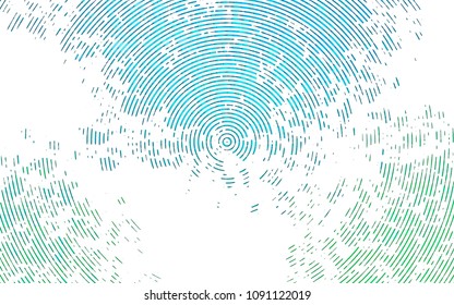 Light BLUE vector layout with flat lines. Lines on blurred abstract background with gradient. The template can be used as a background.