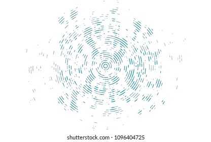 Light BLUE vector layout with flat lines. Modern geometrical abstract illustration with staves. The pattern can be used for busines ad, booklets, leaflets