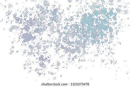 Light BLUE vector layout with flat lines. Modern geometrical abstract illustration with staves. The pattern can be used for busines ad, booklets, leaflets