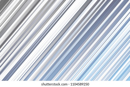 Light BLUE vector layout with flat lines. Modern geometrical abstract illustration with staves. The template can be used as a background.