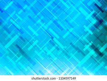 Light BLUE vector layout with flat lines. Shining colored illustration with narrow lines. The pattern can be used for busines ad, booklets, leaflets