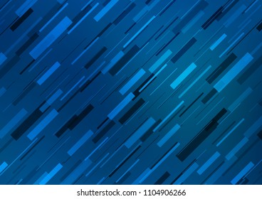 Light BLUE vector layout with flat lines. Shining colored illustration with narrow lines. The pattern can be used for busines ad, booklets, leaflets