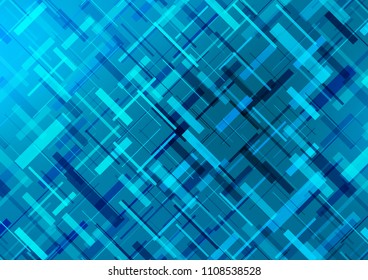 Light BLUE vector layout with flat lines. Glitter abstract illustration with colored sticks. The template can be used as a background.