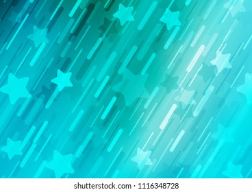 Light BLUE vector layout with flat lines. Glitter abstract illustration with colored sticks. The pattern can be used as ads, poster, banner for commercial.