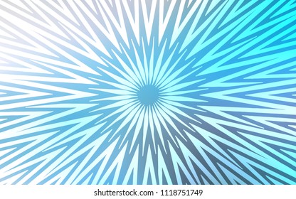 Light BLUE vector layout with flat lines. Modern geometrical abstract illustration with staves. Pattern for your busines websites.
