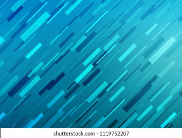 Light BLUE vector layout with flat lines. Lines on blurred abstract background with gradient. The pattern can be used for websites.