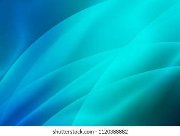 Light BLUE vector layout with flat lines. Lines on blurred abstract background with gradient. Best design for your ad, poster, banner.