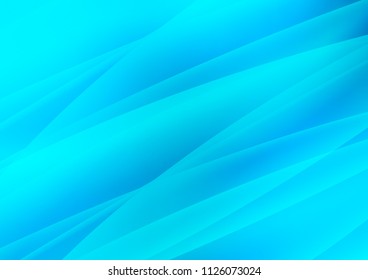 Light BLUE vector layout with flat lines. Shining colored illustration with narrow lines. The pattern can be used for websites.