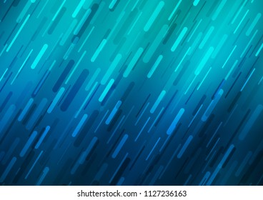 Light BLUE vector layout with flat lines. Shining colored illustration with narrow lines. Best design for your ad, poster, banner.