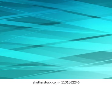 Light BLUE vector layout with flat lines. Lines on blurred abstract background with gradient. The pattern can be used for busines ad, booklets, leaflets