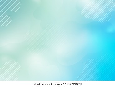 Light BLUE vector layout with flat lines. Modern geometrical abstract illustration with staves. Best design for your ad, poster, banner.