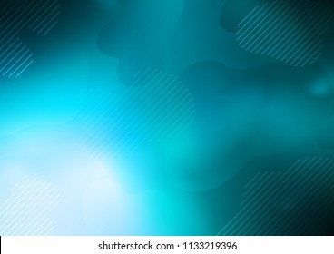 Light BLUE vector layout with flat lines. Glitter abstract illustration with colored sticks. The template can be used as a background.