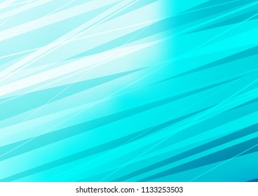 Light BLUE vector layout with flat lines. Shining colored illustration with narrow lines. Smart design for your business advert.