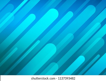 Light BLUE vector layout with flat lines. Modern geometrical abstract illustration with staves. The template can be used as a background.